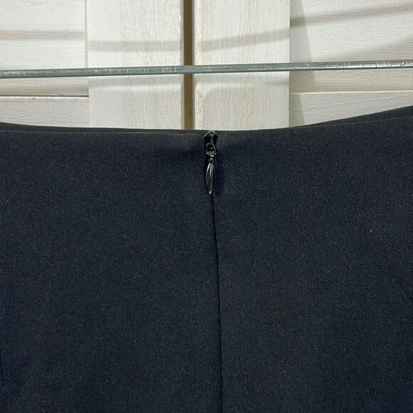 Chico's Pencil Skirt Size 0 Size 4 Cutwork Black & Nude - Picture 9 of 16